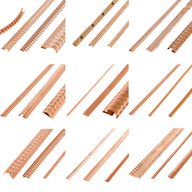 性能强并应用广泛的铍铜指形簧片 - EMI 铍铜和不锈钢屏蔽簧片/弹片